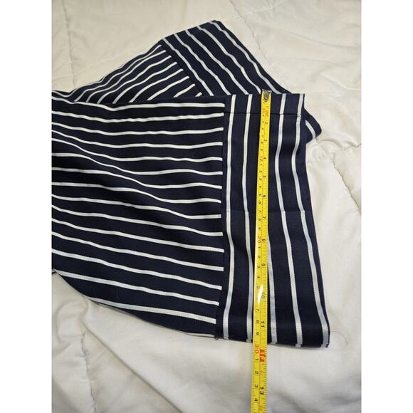 Boho Banana Republic Pants Womens 12 Striped Crop Wide Leg Jumpsuit Retro - Picture 11 of 11
